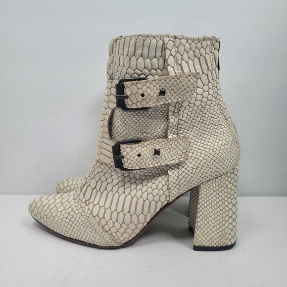 Freebird by Steven Joey Women's White Cream Ankle Boots 361222 US Size 9 - Picture 2 of 12